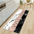 thumbnail image 1 of Anti-Slip Kitchen Carpet Black White Marble Sea Wave Printed Entrance Doormat Floor Mats Carpets for Living Room Bathroom Mat Home Decor, 1 of 2