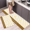 thumbnail image 1 of Anti Slip Kitchen Mat Floor Carpet DIY Absorb Oil Kitchen Rugs Doormat Long Hallway Runner Rug Bath Mat Entrance Easy To Clean, 1 of 6