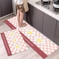 thumbnail image 1 of Anti Slip Kitchen Mat Floor Carpet DIY Absorb Oil Kitchen Rugs Doormat Long Hallway Runner Rug Bath Mat Entrance Easy To Clean, 1 of 6