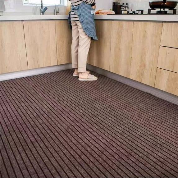 Anti Slip Kitchen Mat Floor Carpet Full Coverage DIY Absorb Oil Kitchen Doormat Long Hallway Runner Rug Entrance Easy To Clean (3,40x120cm)