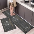 thumbnail image 1 of Anti-Slip Long Kitchen Rug Waterproof Home Super Absorbent Quick-Drying Household Bathroom Carpet Kitchen Mats for Floor 2 Set, 1 of 6