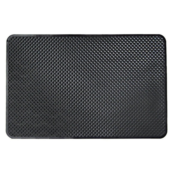 Anti Slip Mat for Car Dashboard, Car Anti Slip Mat Phone Holder, Silicone Heat Resistant Mat, 10X6 in, Black, Car Dashboard Accessories, 1 Pc, Vehicle Accessories