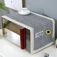 thumbnail image 1 of Anti-Slip Microwave Oven Dust Cover Microwave Dustproof Cover Decorative Kitchen Appliance Cover with Storage Bags 13.7×39.3 Inch, 1 of 8