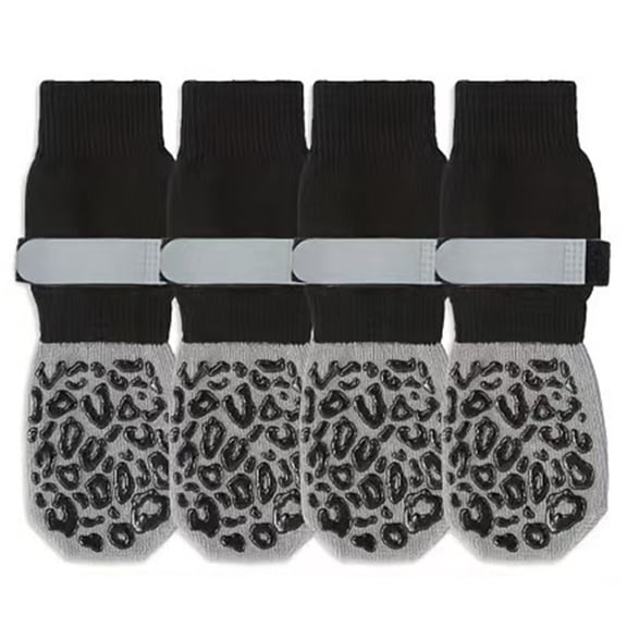 Anti Slip Pet Booties Tracting Grip Elastic Dog Socks Protects Paws From Seasonal Allergies