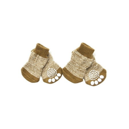 Anti-Slip Pet Dog Socks Knit Socks Small Cat Dogs Winter Socks Warm Paw Protector Dog Socks Booties