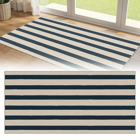 Anti Slip Porch Carpet Classic Decoration Rug Throw Rugs Friendly Stain Resistant Rug Lightweight Foldable Decoration Rug Small Indoor and Outdoor Mats 35.43x23.62 Inch (1Pcs)