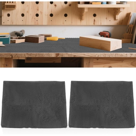 Anti-Slip Router Table Mat Non Slip Work Bench Top Mat - 24" x 48" 2pcs Non Slip Pad Tool Mats for Workshop Woodworking Router Cabinet Drawer Shelf Liner