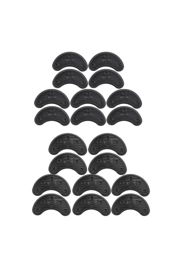 Anti Slip Rubber Stick On STILETTO Shoe Sole High Heel Tips Tap 56x24mm