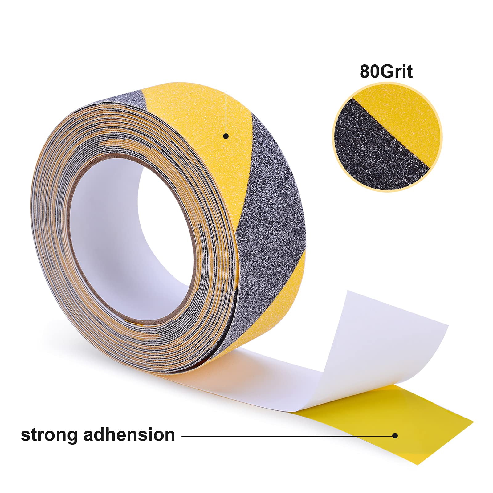 Anti Slip Safety Grip Tape, 1.4 inch x 16.4 feet, Safety Non Slip Tape ...