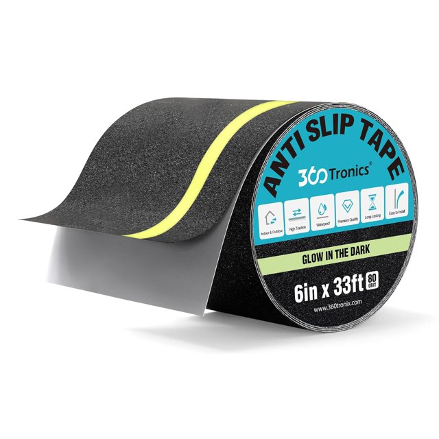 Anti Slip Safety Grip Tape, 6" x 33ft Nonslip High Traction Tapes with