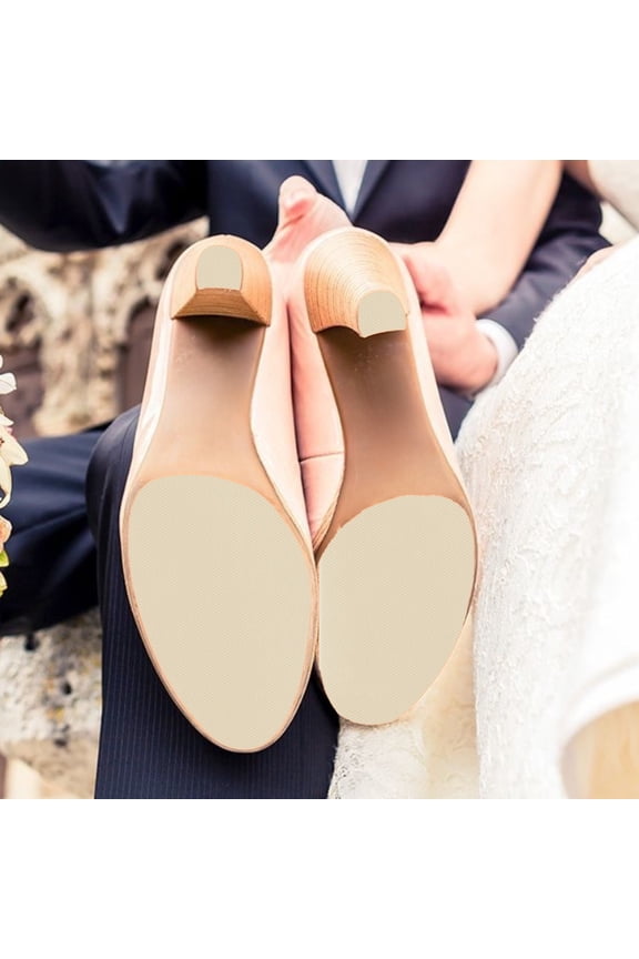 Anti-Slip Shoe Sole Protector, Flexible PVC Adhesive Tape with Diamond/Wave Pattern, Non-Slip Grip for Leather Soles, Includes Gloves & Adhesive Aid, Indoor Outdoor Shoe Accessories