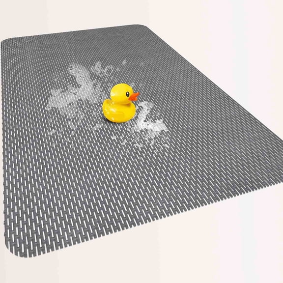 Anti Slip Shower Mat, Non Slip Shower Mat for Inside Shower, Trimmable PVC Shower Floor Mat for Shower Stall, Bathroom, Tub, Quick Drying