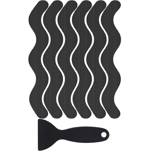 Anti Slip Shower Stickers, Adhesive Decals Safety Strips with Scraper ...