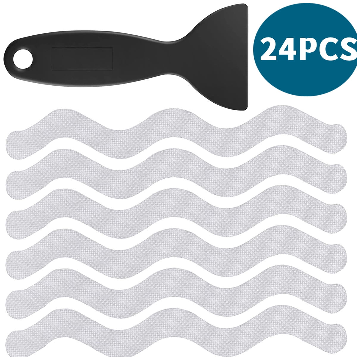 Anti Slip Shower Stickers Bath Shower Strips Adhesive Decals with ...