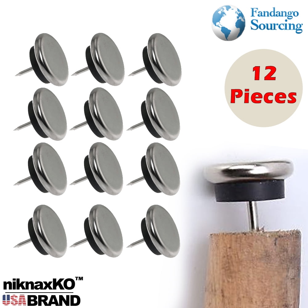 Anti Slip Slider Glide Pad Metal Nail Furniture Easy Moving Pads Feet