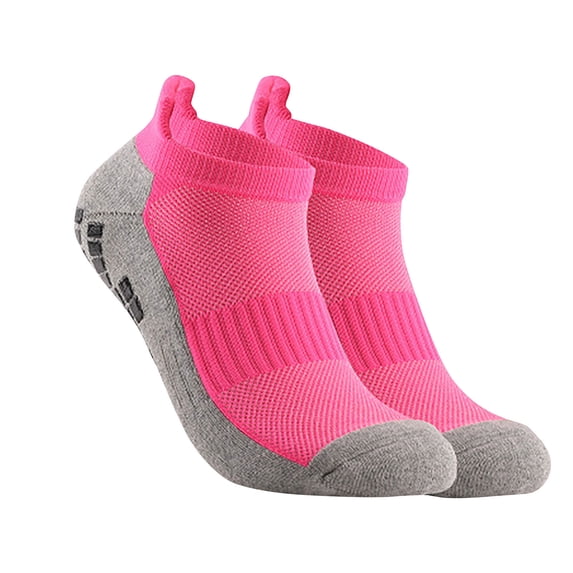 Anti Slip Soccer Socks Womens And Mens Low Cut Breathable Athletic Ankle Socks Cushioned Sport Socks Antibacterial Non Grip Running Socks Men Women Take A Walk Hiking Socks Trendy 2026 Socks