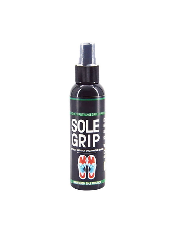 Anti-Slip Spray for Shoes, Non-Slip Sole Grip Enhancer for Rain, Snow, Tile & Oily Floors - Works on Sneakers, Boots, Heels & Work Shoes, Portable 100ml Bottle, Safe for Rubber, Leather & EVA,1Pc