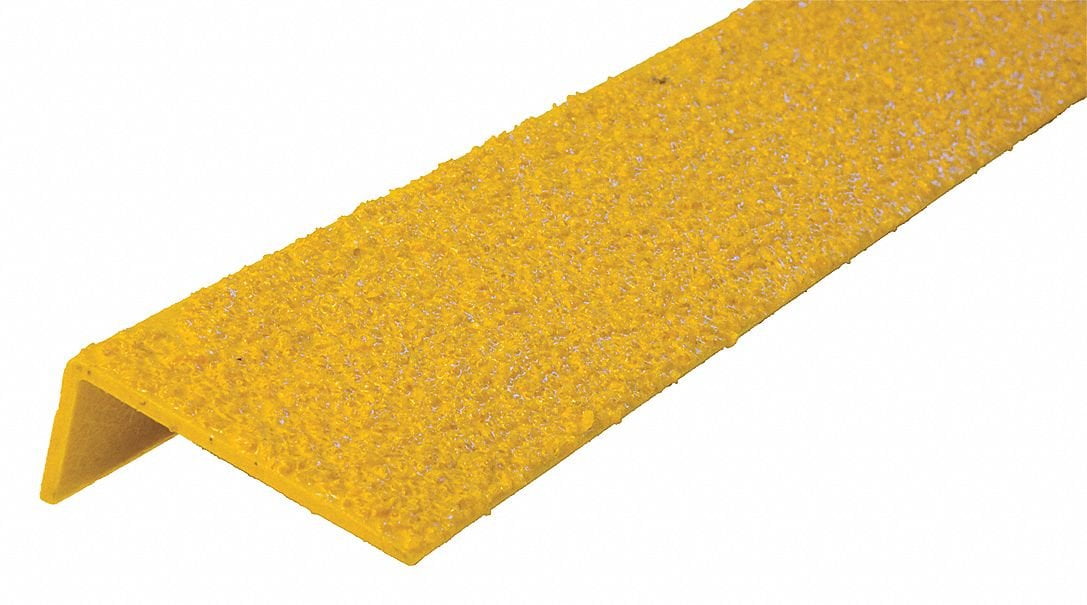 AntiSlip Stair Nosing, 36in W, Fiberglass