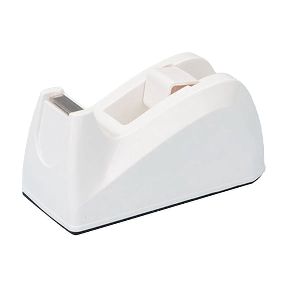 Anti Slip Tape Dispenser with Built in Cutter,Smooth Roller Mechanism,Tape Widths Up to 18mm,Office and Home Use,Desktop Tape Cutter with Non Skid Base