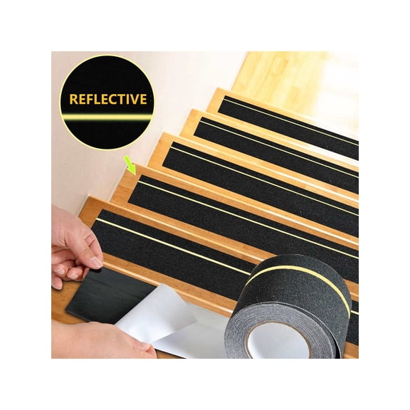 Anti Slip Tape Glow In The Dark Anti Slip Tape Reduce Risk Of Slipping On Indoor Outdoor Stair Treads And Other Smooth Surfaces Ensure Your Safety 2 Inches X 16 4 F