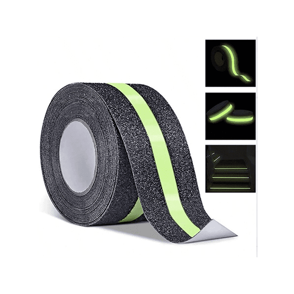Anti Slip Tape Glow In The Dark Anti Slip Tape Reduce Risk Of Slipping On Indoor Outdoor Stair Treads And Other Smooth Surfaces Ensure Your Safety 2 Inches X 16 4 F