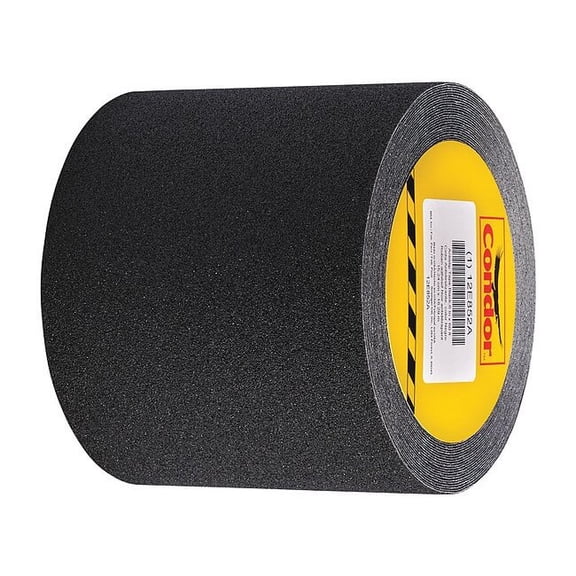 Anti-Slip Tape Silicone Carbide 46 Grit Size, Black, 6" W x 30 ft. L, 41 mil Thick GRAN5087