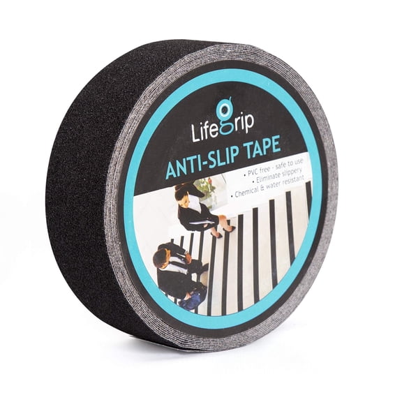 Anti Slip Traction Tape, 2 Inch x 30 Foot - Best Grip, Friction, Abrasive Adhesive for Stairs, Tread Step, Indoor, Outdoor Stair Tread Step and Other Slippery Surfaces - Keeps You Safe