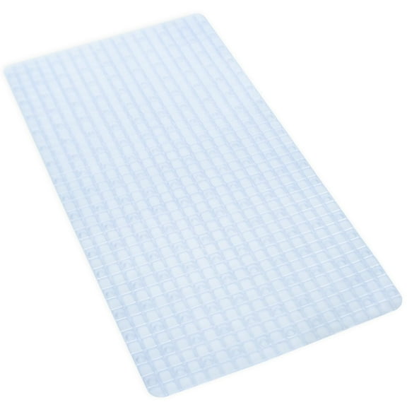 Anti-Slip Tub Mat with Suction Cups - Non-Slip Bath Mat for Shower - Machine Washable, Tub, Kids - Shower & Bathtub Mat - Toddler Friendly - Bath Mats for Bathroom, 18"x36", Clear
