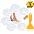 thumbnail image 1 of Anti Slip Tub Shower Stickers, Bathtub Non Slip Stickers, 3.54 Inch Non Slip Shower Treads, Clear Shell Shaped Safety Decals, Self Adhesive Bath Floor Stickers, Bathtub Non Slip Stickers, 6 Pcs, 1 of 3