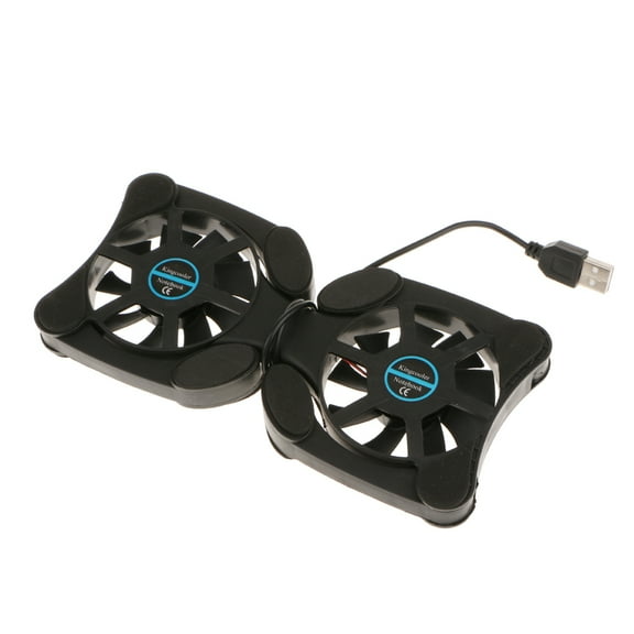 Anti-Slip USB Laptop Notebook Foldable Folding Fan Cooling Pad For Travel