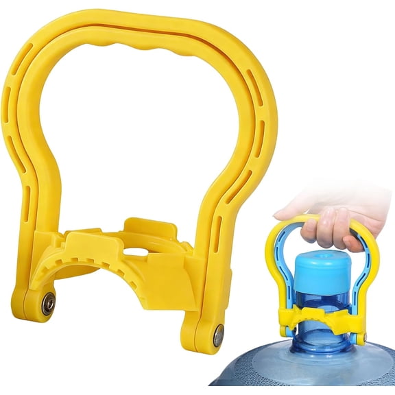 Anti Slip Water Lifter, 5 Gallon Water Bottle Holder with Dual-Mode Carry, Ergonomic Heavy-Duty Water Jug Handle for Home, Office, Gym