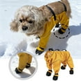 thumbnail image 1 of Anti- Waterproof Dog Suspender Boots with Belly and Leg Protection, Adjustable Dog Rain Boots with Pants for Outdoor Activities Winter, Paw Protector for Small Medium Large Dogs, 1 of 9