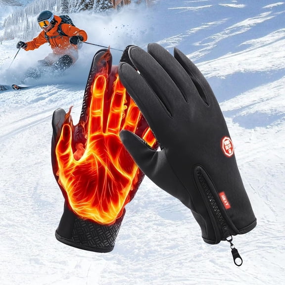 Anti Slip Waterproof Thermal Winter Gloves Touch Screen Windproof for Motorcycle Cycling Hiking Men Women