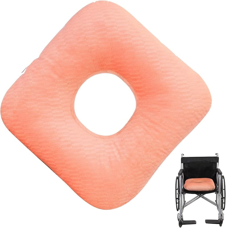 Anti Bedsore Cushion, Bed Sore Cushion For Butt, Tailbone Pain Relief Cushion Breathable Fiber Bedsore Pressure Relief Pillow T Shaped Opening Triangular D - View #11