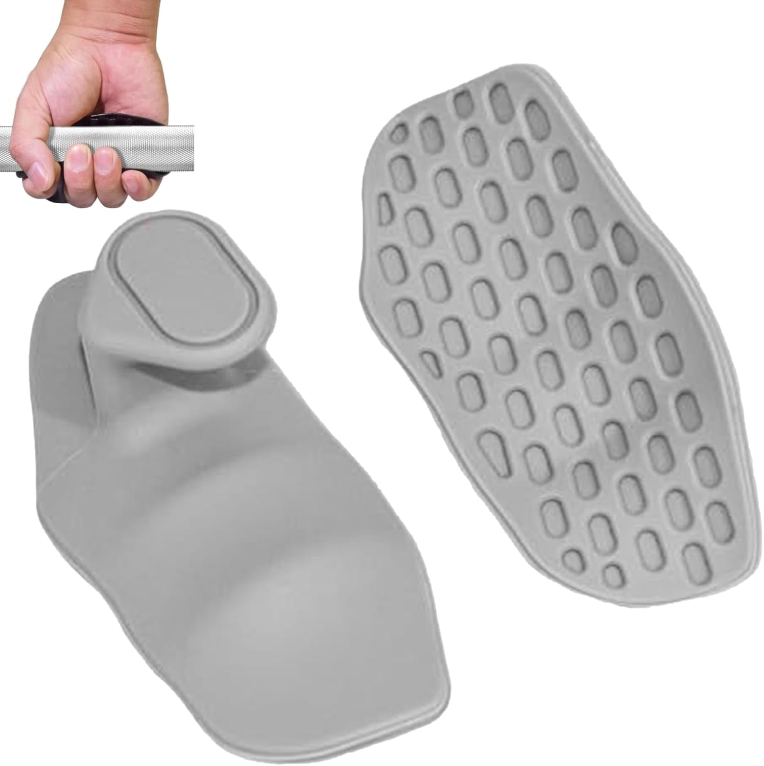 Anti-Slip Workout Grips - Fingerless Gym Gloves for Weight Lifting ...