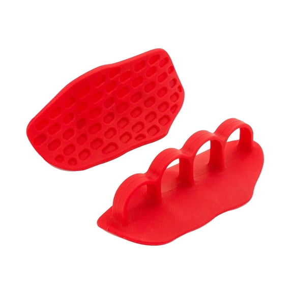 Anti- Workout Grips - Rubber Gym Palm Protectors for Deadlifts, Pull-Ups & Weight Lifting, Fingerless Training Grips for Men & Women