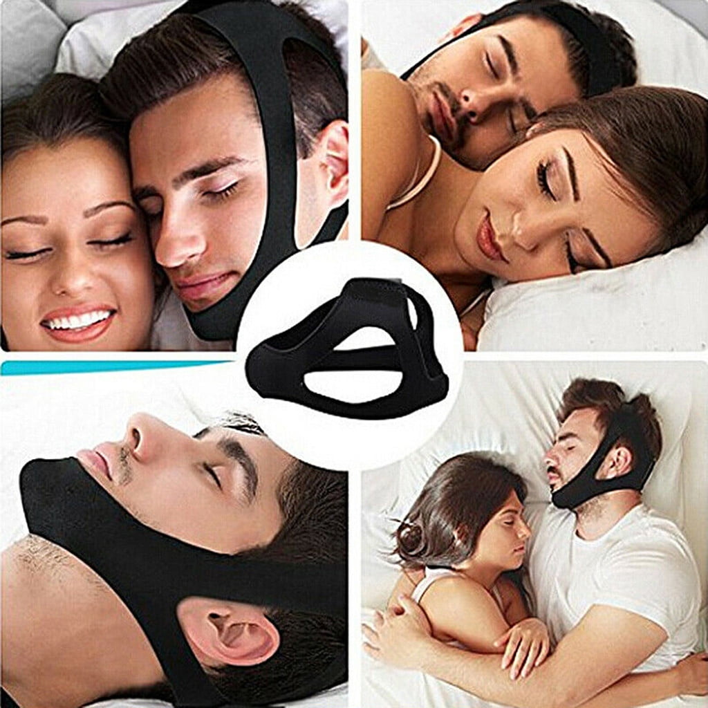 FOLLURE CLOTHING Anti Snore Chin Strap Belt Apnea Jaw Support Solution Sleep,chin support strap