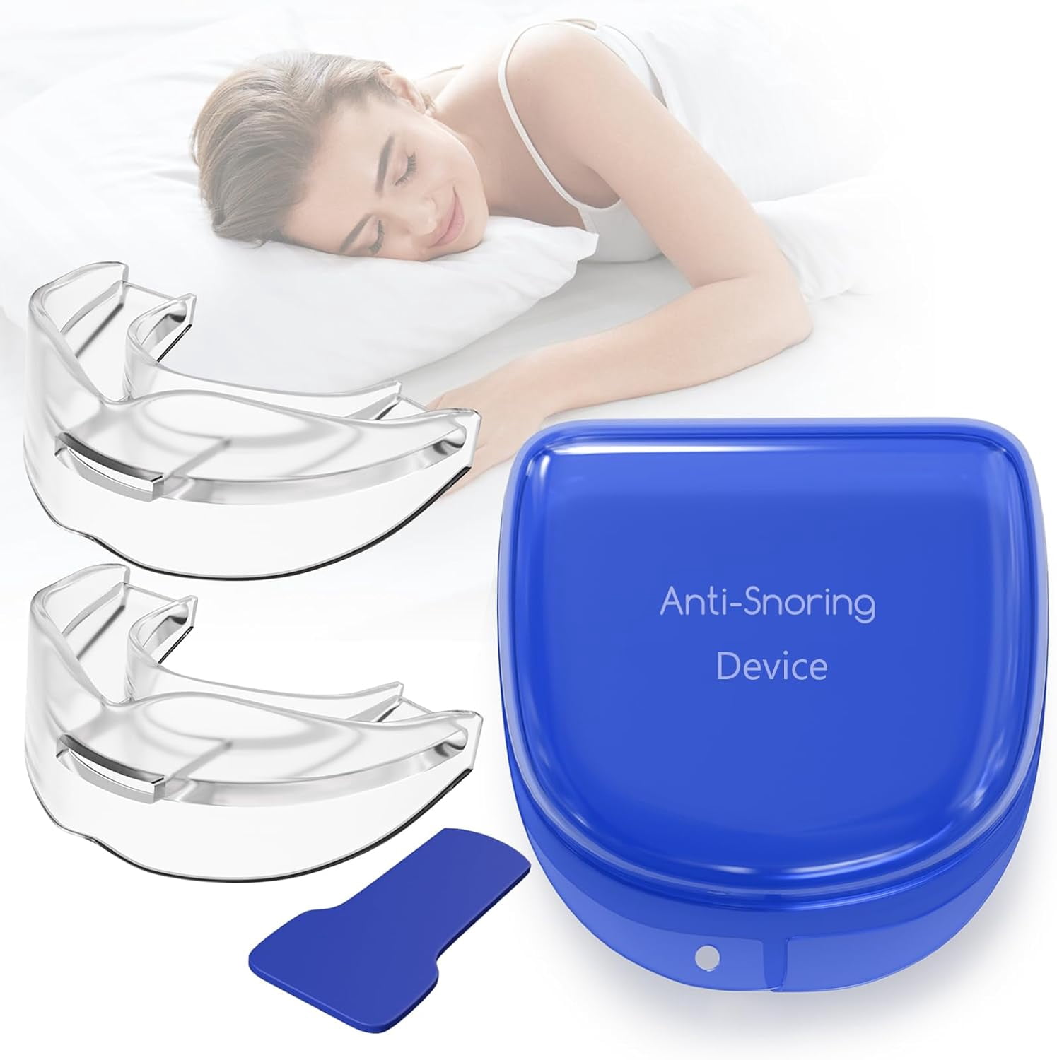 Anti-Snore Device for Stop Snoring Solution,  Anti Snoring Mouthpiece Mouth Guard for Men and Women