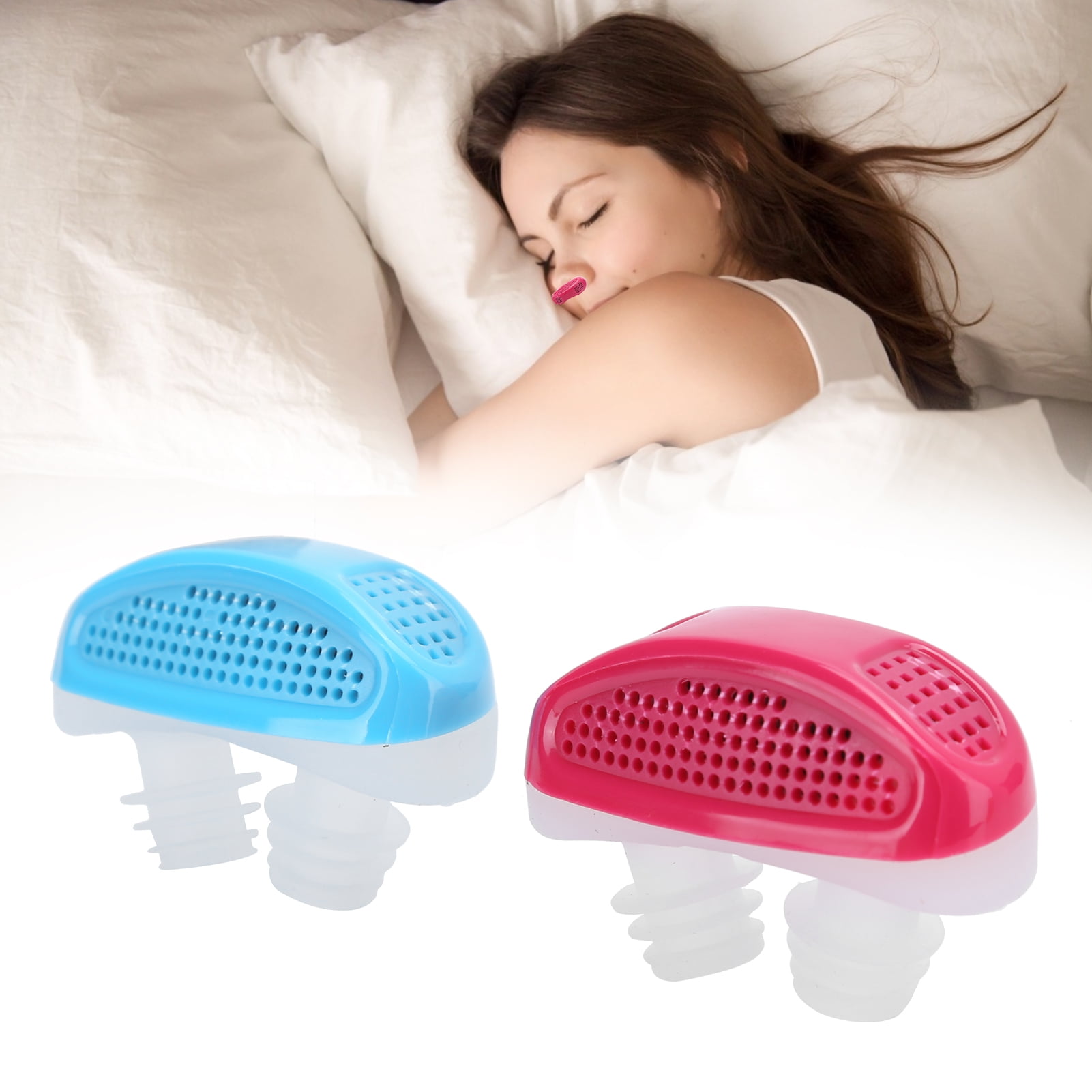 Anti Snore Devices, Portable Anti Snoring Nose Vents Plugs Nose Clip