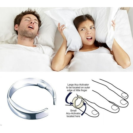 Anti Snore Ring Acupressure Apnea Sleeping Aid Stop Snoring Ring