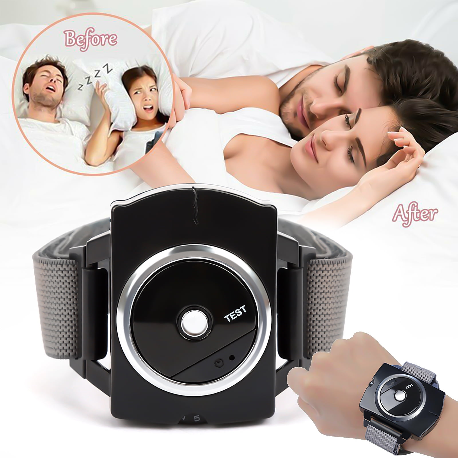 AntiSnore Wristband Intelligent Snore Stopper Biosensor Anti Snoring