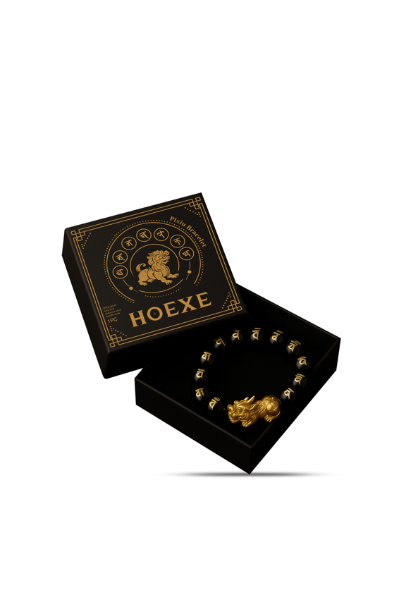 Fashionable PI Xiu Bracelet - Trendy Alloy & Resin Design for Daily Wear, Symbol of Wealth & Peace