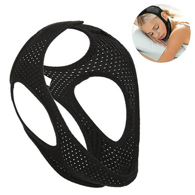 Anti Snoring Chin Strap Adjustable Snore Reduction Belt Sleep Aids Chin