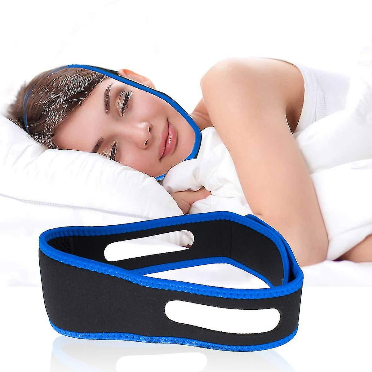 Anti Snoring Chin Strap, Comfortable Natural Snoring Solution Snore