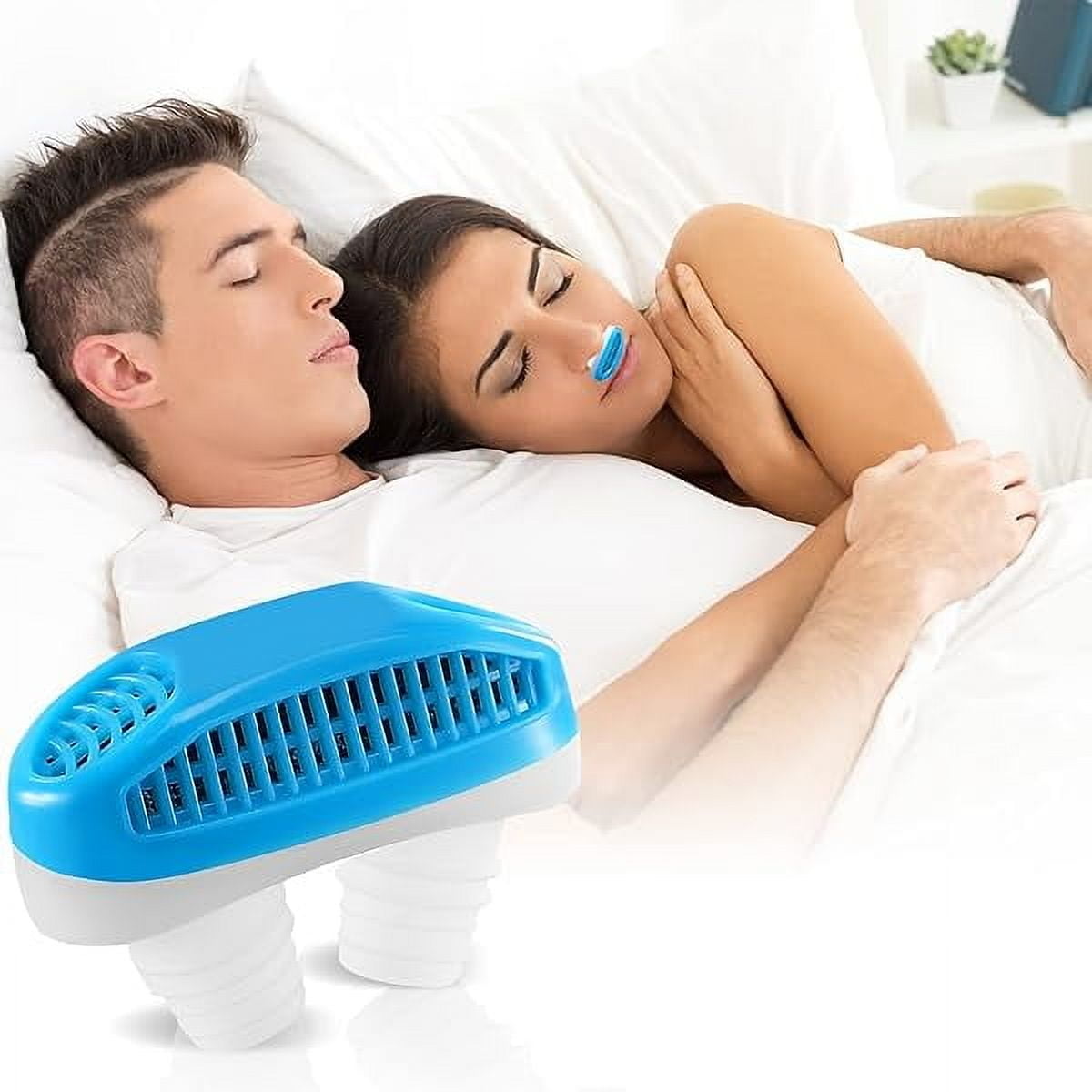 Snore Less Device Anti-Snoring Device – 2-in-1 Snore Stopper & Air Purifier with PM 2.5 ...
