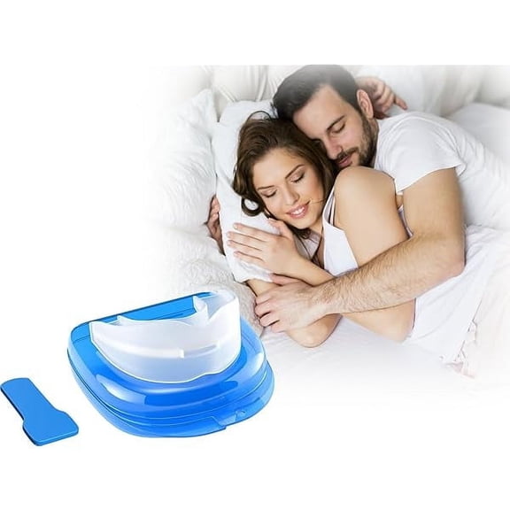 Anti Snoring Device, Anti Snoring Mouthpiece Device Mouth Guard - Effective Anti Snore Solution for Men and Women - Customizable Adjustable Comfortable