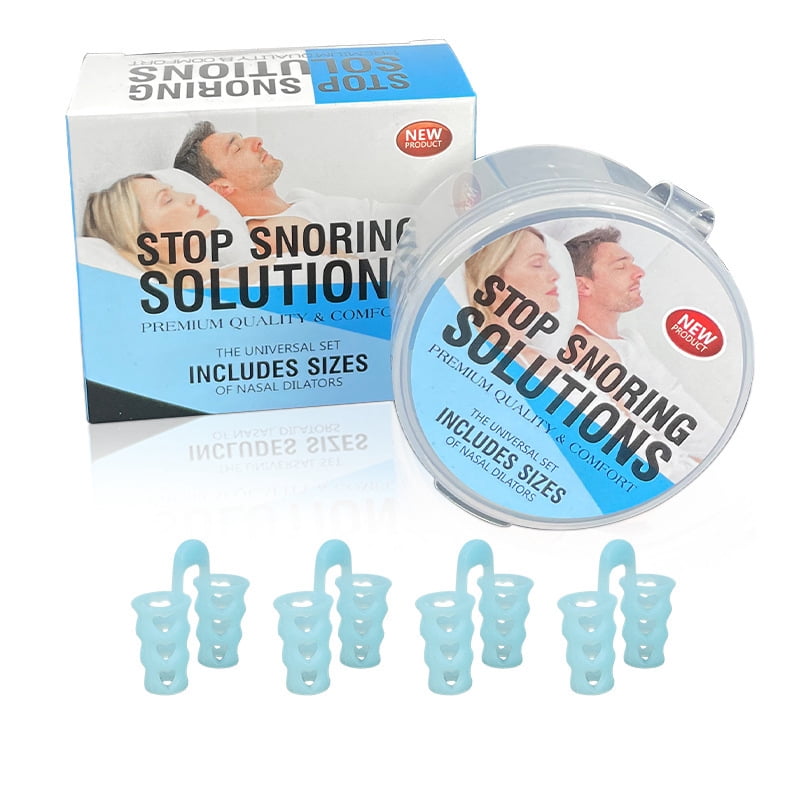 Anti Snoring Devices, 4 Pack Soft Silicone Nose Vents with Different ...