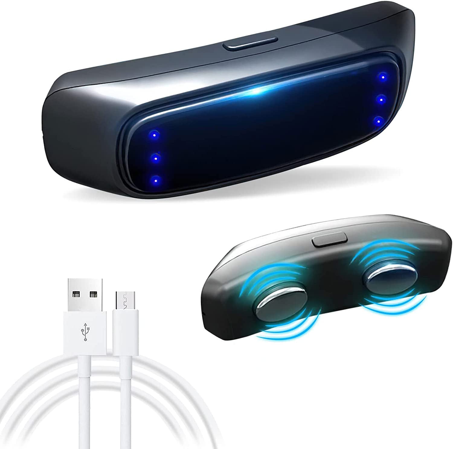 Anti Snoring Devices, Smart Electric Massage Snoring Solution Relieve Snore, Stop Snoring Devices for Men Women