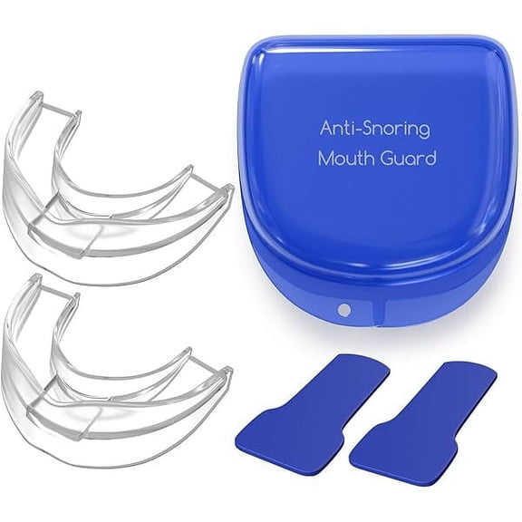 Anti-Snoring Mouth Guard, Adjustable Anti Snoring Devices, Snoring Solution for Men & Women, Snore Stopper, Professional & Reusable Anti Snoring Mouthpiece