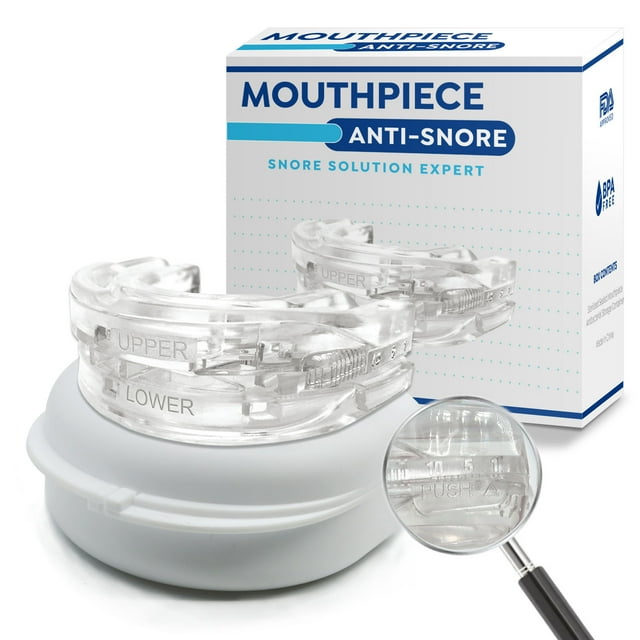 AntiSnoring Mouth Guard Adjustable Mouthpiece Night Time Teeth